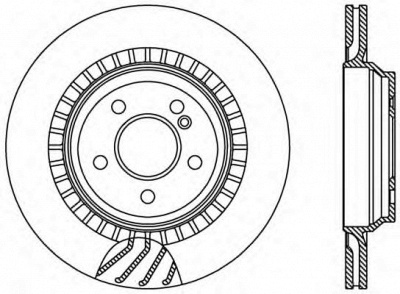 OPEN PARTS bdr242120 -  Тормозной диск